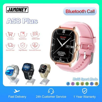 A58 بلس 8 في 1 مجموعة الساعات الذكية