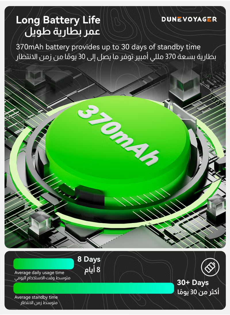 ساعة DV الذكية بشاشة AMOLED مقاس 1.43 بوصة، مقاومة للماء، تدعم مكالمات البلوتوث