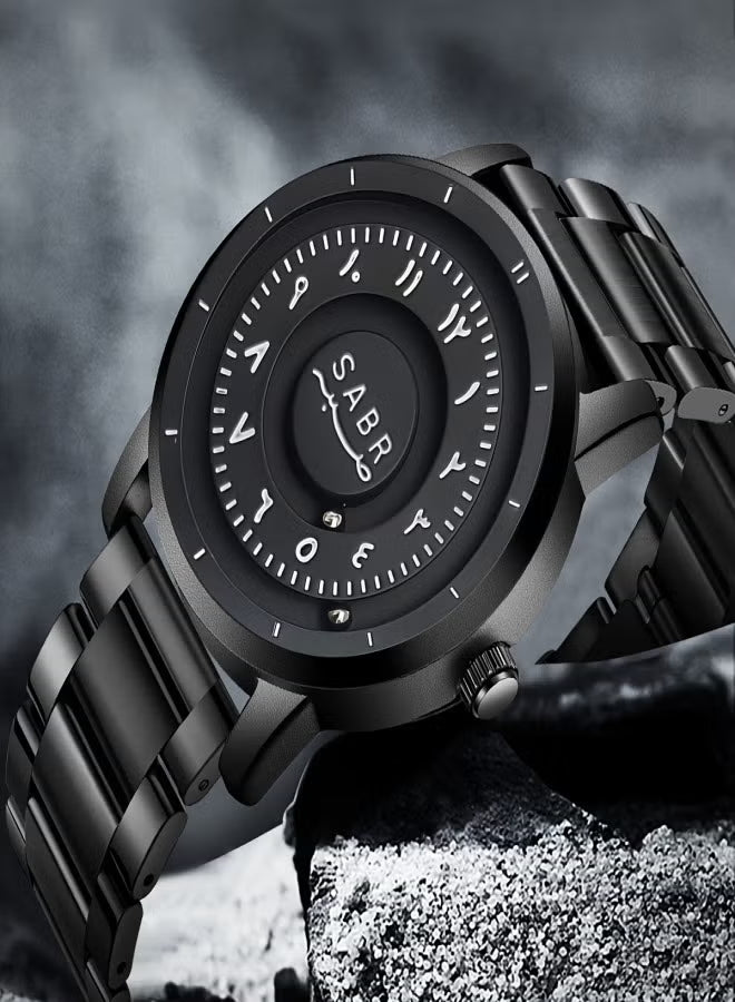 ساعة صبر المغناطيسية العربية