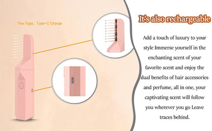 مبخرة مشط الشعر 2 في 1