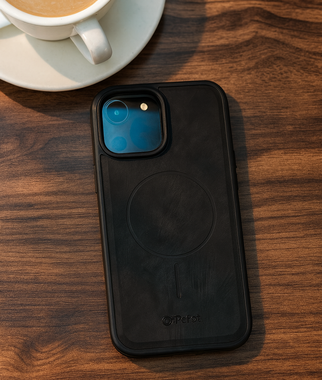 Iphone Case - Leather Texture Case for iPhone