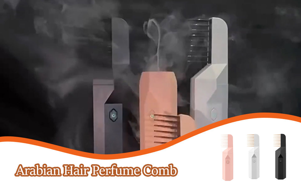 مبخرة مشط الشعر 2 في 1