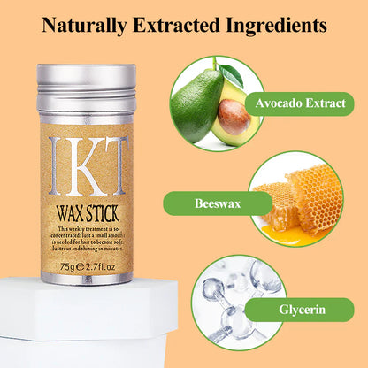 عصا شمع الشعر من IKT | تصفيف الشعر المجعد، إصلاح الشعر الرقيق