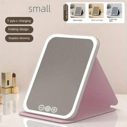 مرآة مكياج LED