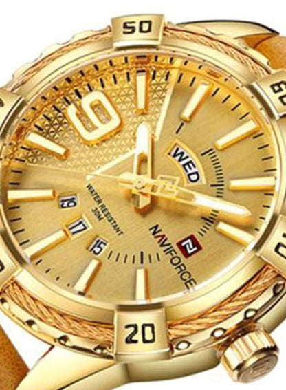 ساعة تناظرية مقاومة للماء