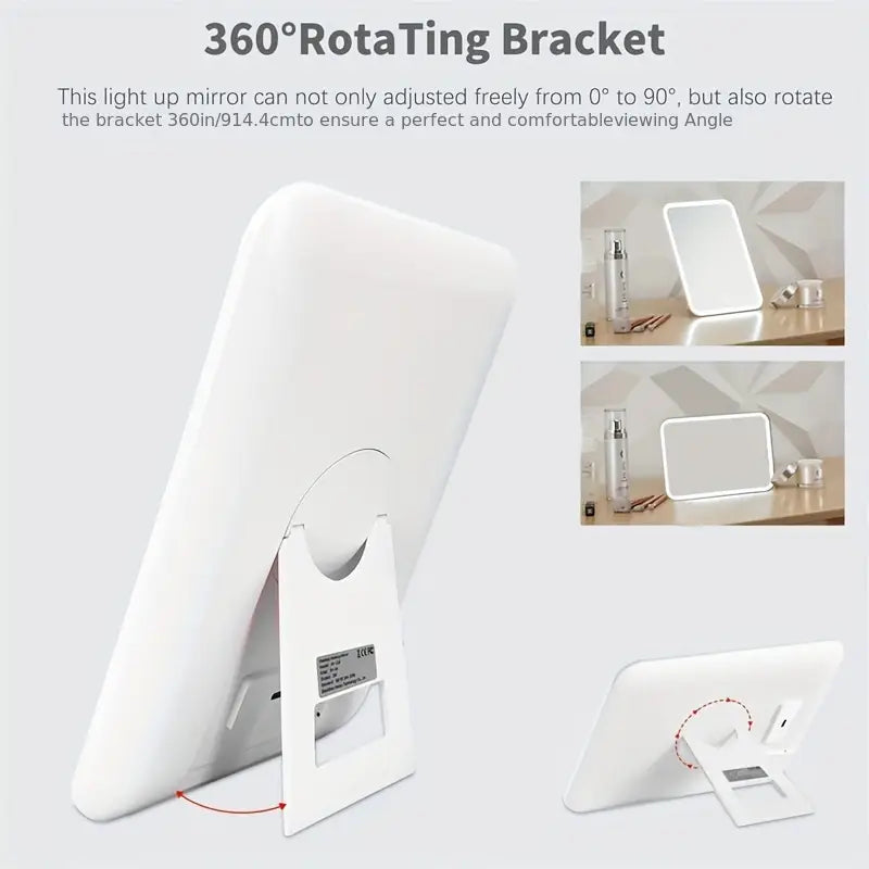 مرآة مكياج LED