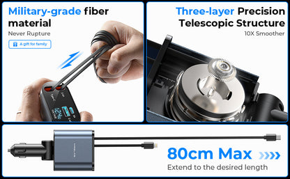 شاحن قابل للسحب 4 في 1