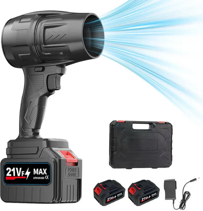 منفاخ هواء نفاث مع شاحن وبطاريتين | منظف سهل للسيارة والمنزل