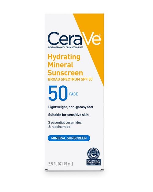 واقي الشمس المعدني المرطب SPF 50